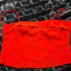 NWT Gantos // Diamond Stitch Crop Top